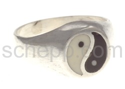 Seal ring Yin & Yang, small