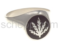 Seal ring hemp leaf