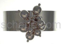 Armspange mit beweglichen Kugeln, breit