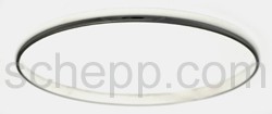 Bangle, vaulted outwards