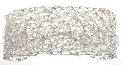 Armspange aus Silberdrahtgeflecht