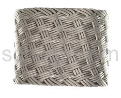 Armspange, geflochten, breit