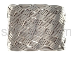 Armspange, geflochten, breit