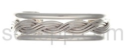Armspange, geflochten
