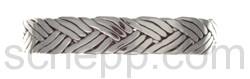 Armspange, geflochten, schmal