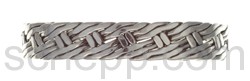Armspange, geflochten, schmal
