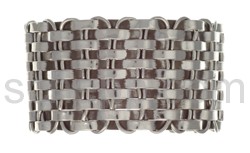 Armspange, geflochten, schmal