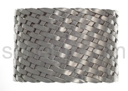 Armspange, geflochten, breit