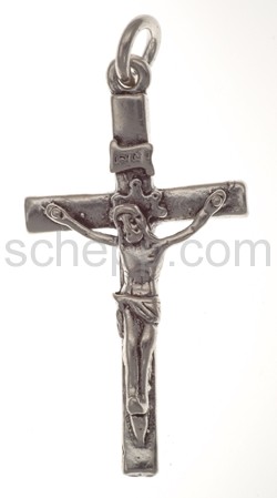 Pendant, cross with Christ figure