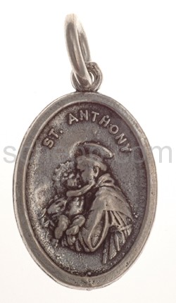 Amulett, Heiliger St. Anthony/Heiliger St. Francis