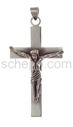 Pendant, cross with Christ