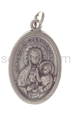 Amulett, Papst Johhannes Paul II./Maria und Christus