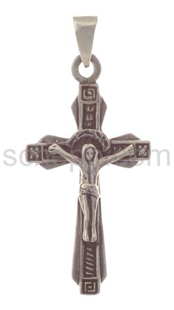 Anhnger, Kreuz mit Jesusfigur