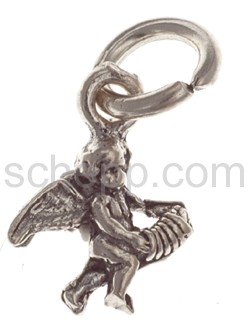 Pendant, angel with accordion