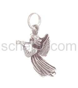 Pendant, angel with trumpet