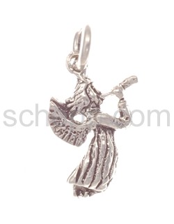 Pendant, angel with trumpet