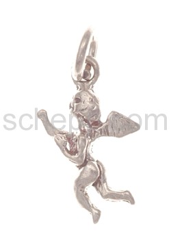 Pendant, angel with sword and coat of arms