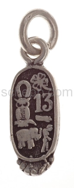 Pendant with lucky symbols