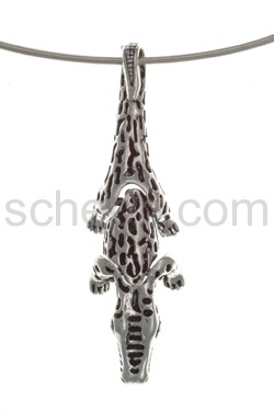 Pendant crocodile, flexible