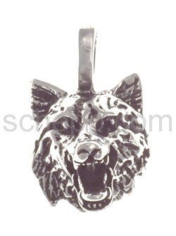 Pendant wolf\s head