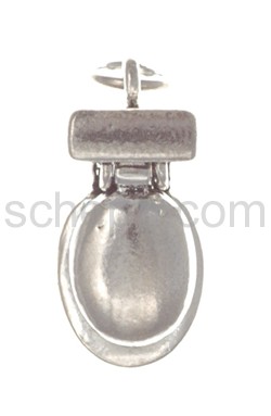 Anhänger, Toilette mit aufklappbarem Deckel