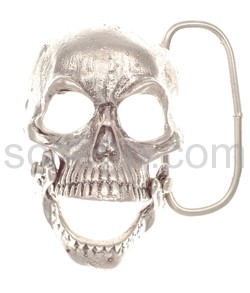 Grtelschnalle mit Totenschdel/Skull
