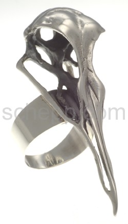 Ring raven\s skull