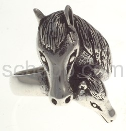 Ring horse\s heads