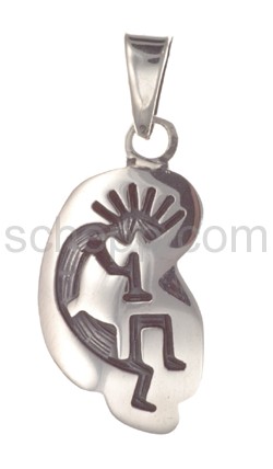 Pendant Indian jewellery, Kokopelli (Hopi style)