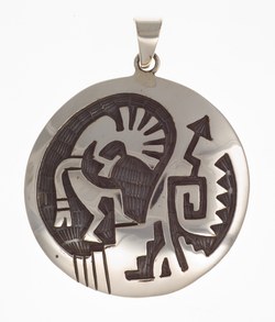 Anhnger Indianerschmuck, Kokopelli (Hopi-Style)