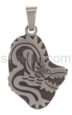 Anhnger Indianerschmuck, Drache (Hopi-Style)