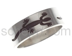 Ring with lizard motif (Hopi style)