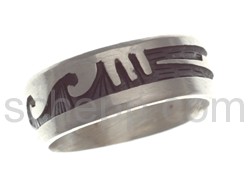 Ring mit Hopi-Ornamenten (Hopi-Style)