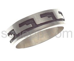 Ring with Hopi ornament (Hopi style)