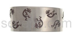 Armspange Kokopellis (Hopi-Style), breit