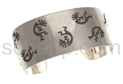 Bangle Kokopellis (Hopi style), wide