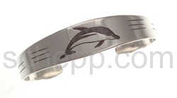 Armspange Delfin (Hopi-Style)