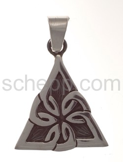 Pendant Celtic, knot design, triangular