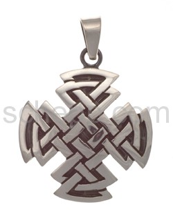 Pendant Celtic, knot design, square