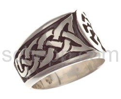 Ring mit Knotenmuster, Sonne