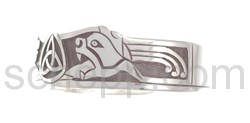 Armspange, keltische Lwen