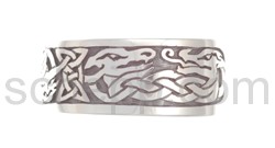 Armspange, keltische Schlangen/Dracheschlangen