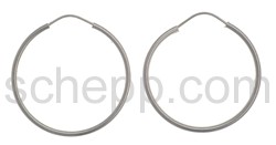 Creolen,  3,2 cm, rund
