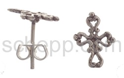 Ear studs cross