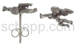 Ohrstecker, Engel mit Trompete