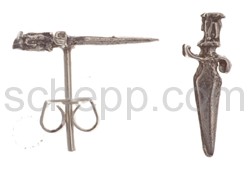 Ear studs sword