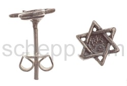 Ear studs hexagram/David\s star