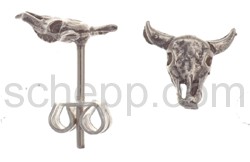 Ear studs bull\s head