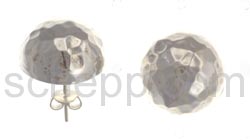 Ohrstecker Halbkugel, gehmmert
