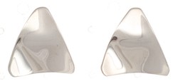 Ear stud, vaulted triangle